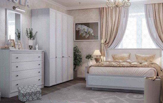 Кровать с подъемным механизмом Люкс Paola 308 анкор светлый фото 4
