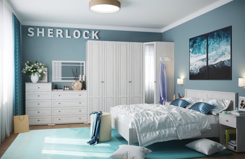 Кровать с ортопедическим основанием (дерево) Sherlock 45 90х200, ясень светлый фото 5