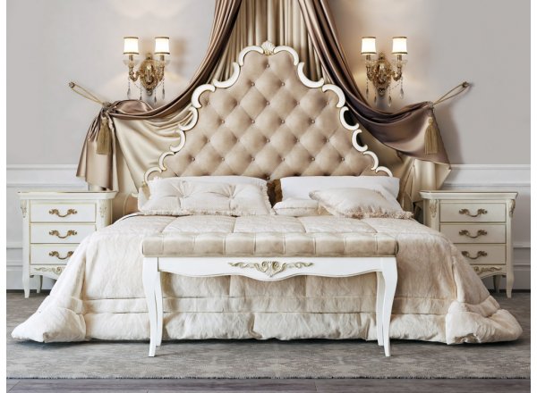 Кровать с мягким изголовьем 160*200