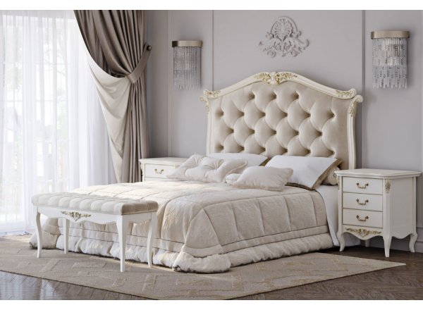 Кровать с мягким изголовьем 180*200 A438-K02-G-B01