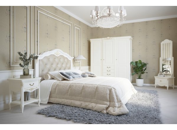 Кровать с мягким изголовьем 160*200