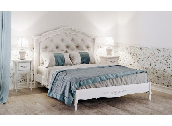 Кровать с мягким изголовьем 160*200