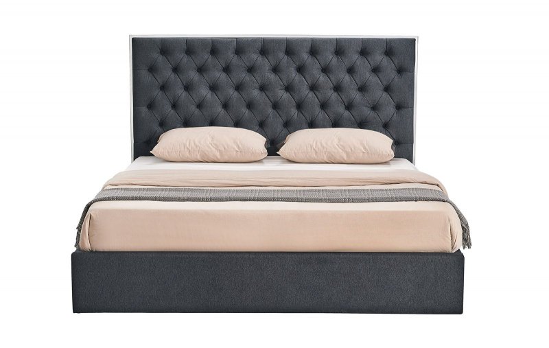 Кровать LBD1704 (160х200) серый UF860/19B