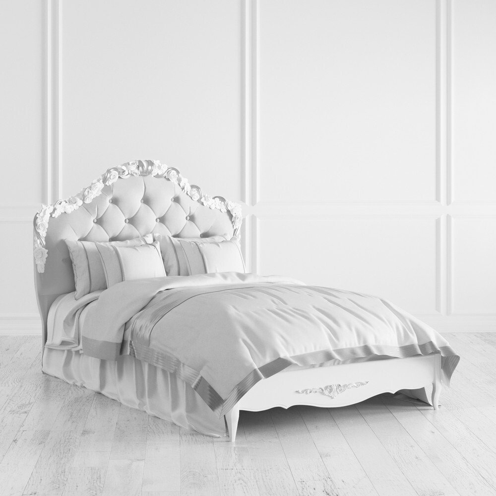 Кровать с мягким изголовьем 120*200