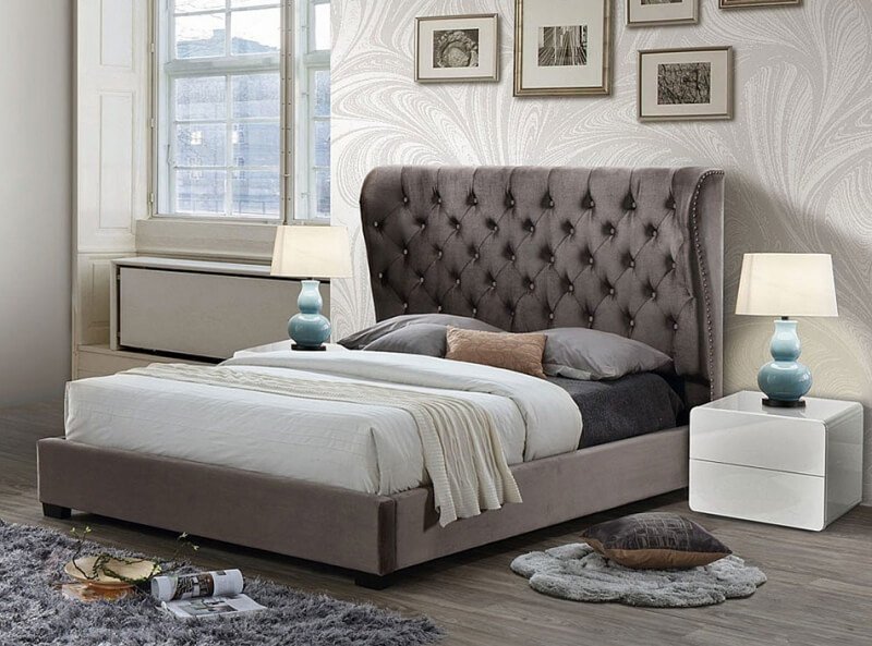 Кровать INFI2971 (160х200) коричневый